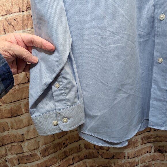 Roundtree & Yorke Travel Smart Long Sleeve Button Down Size XXL - Picture 3 of 8